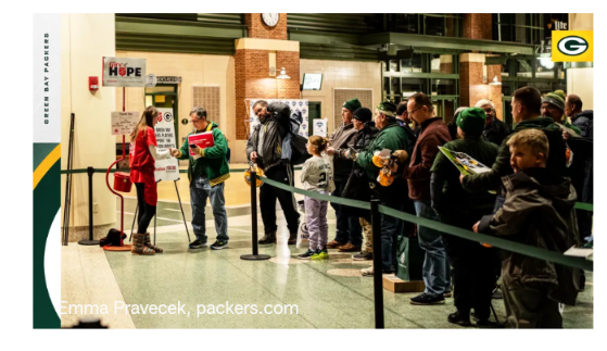 Packers Support Salvation Army