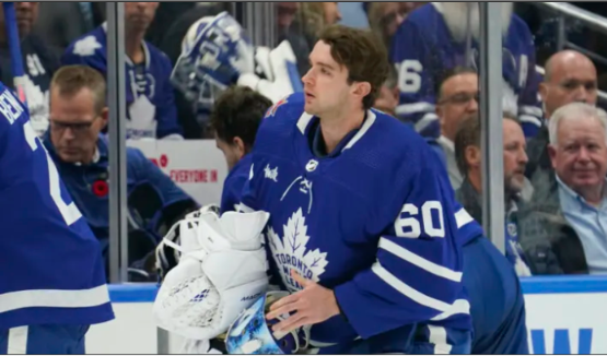 Leafs’ Playoff Aspirations Hang in the Balance as Star Rookie Goalie Faces Injury Setback