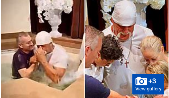 “Hulk Hogan’s Heavenly Dive: Wrestling Icon and Wife Baptized – Inside Their Spiritual Splashdown for a Life of Love and Faith!”