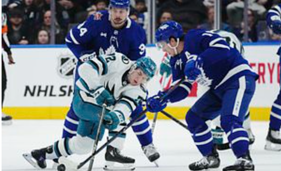 “Marner’s Brilliance Powers Maple Leafs to 7-1 Victory Over Sharks”