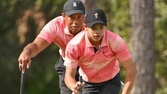 The ‘Dream Team’ goes for glory: Tiger and Charlie Woods are on the verge of success sooner rather than later