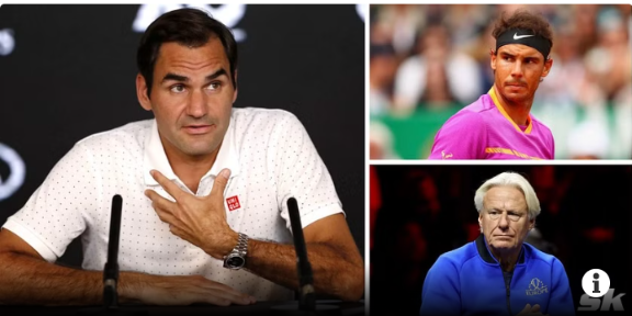 “Roger Federer says he can’t compare himself to Rafael Nadal, who was one of the best teenagers alongside Bjorn Borg”