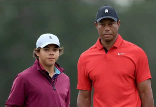 Tiger Woods Seen Observing His Son Prepares for AJGA Debut