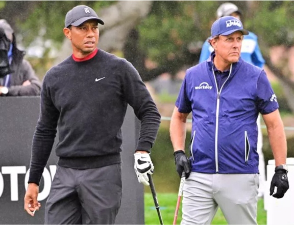 Tiger Woods and Phil Mickelson have very different approach to sharing wealth judging by tips