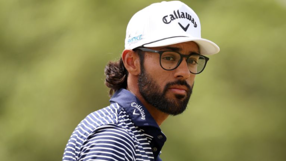 Akshay Bhatia overcomes furious rally, separated shoulder to win Texas Open and earn Masters trip