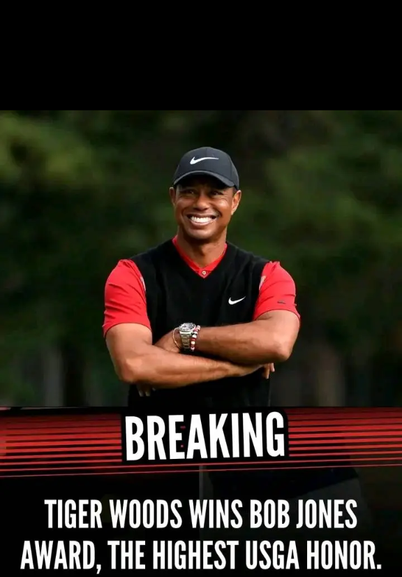 Congratulations; Tiger Woods honored with USGA’s most prestigious award