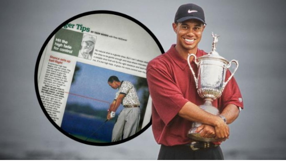 This was Tiger’s shot-shaping key from his most dominant year on tour