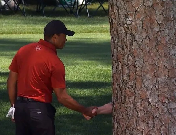 Tiger Woods becomes instant meme but real reason for viral Masters photo was wholesome