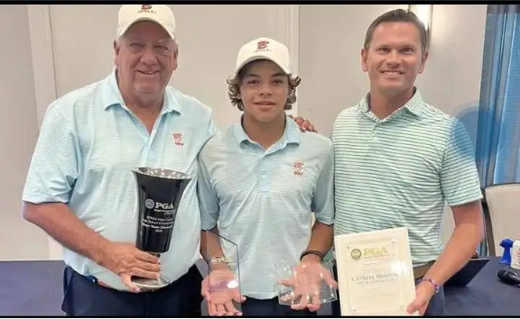 Charlie Woods Leads Benjamin School Golf Team to Victory at West Coast High School Tournament