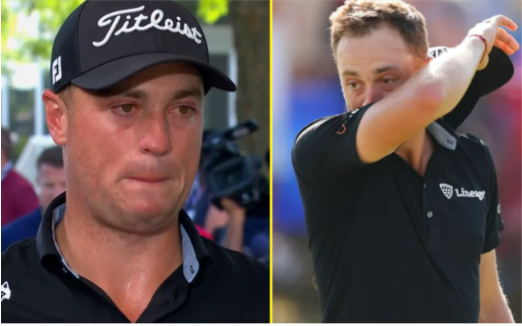 It’s special’ – Justin Thomas fights back tears during emotional interview at PGA Championship