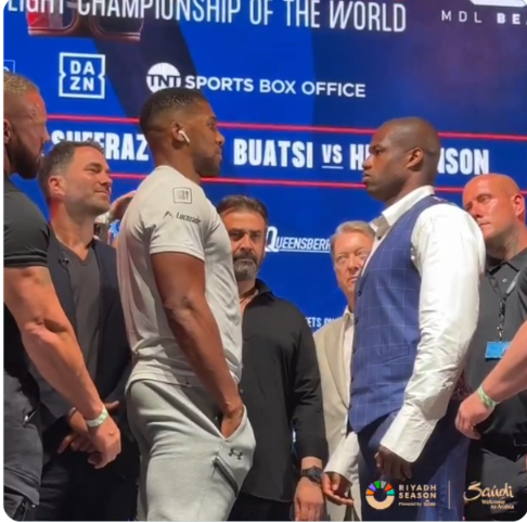 Anthony Joshua and Daniel Dubois Clashes ahead of Bout