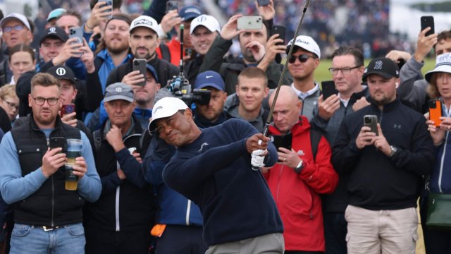 Tiger Woods is still the Open’s main attraction – even in his diminished state