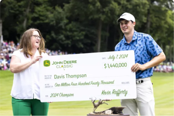 John Deere Classic prize money: How much Davis Thompson, others won