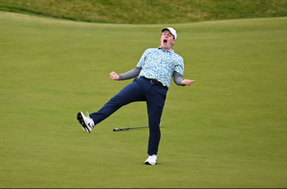 Robert MacIntyre celebrated his Scottish Open win by drinking an unholy amount of whiskey out of the trophy with his dad