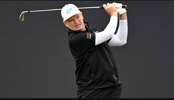 Battling Ernie Els withdraws from The Open before second round