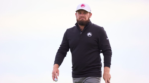 Open crowd react to Tyrrell Hatton’s foul-mouthed blast on day to forget