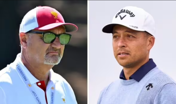 Justin Rose’s caddie reveals what everyone thinks of Xander Schauffele with sweary message