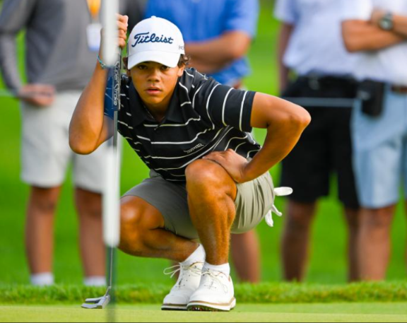 Tiger’s teen son Charlie fires 12-over 82 at US Junior Amateur as Weather Delays Rounds