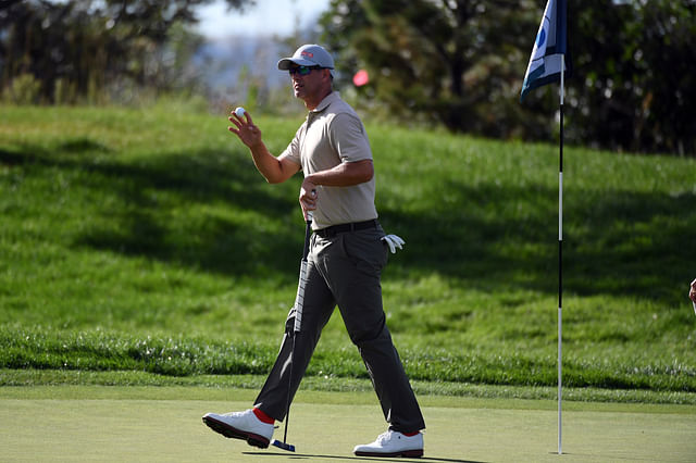 Adam Scott sets new course record after shooting 63 during round 2 of the BMW Championship