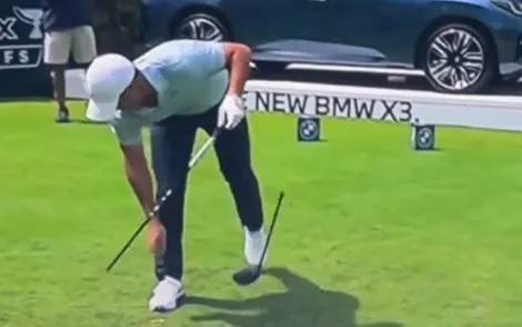 Rory McIlroy snaps driver two days after throwing it in lake – then hits wonder shot from water