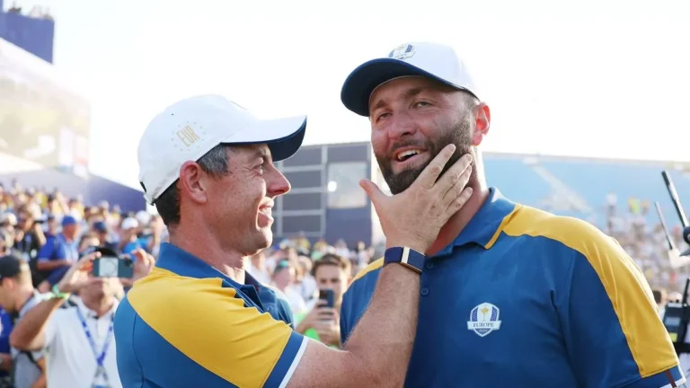 Jon Rahm’s route back to Ryder Cup is clearer in music to Rory McIlroy’s ears