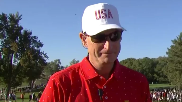 Jim Furyk’s emotional response speaks volumes after USA wins Presidents Cup