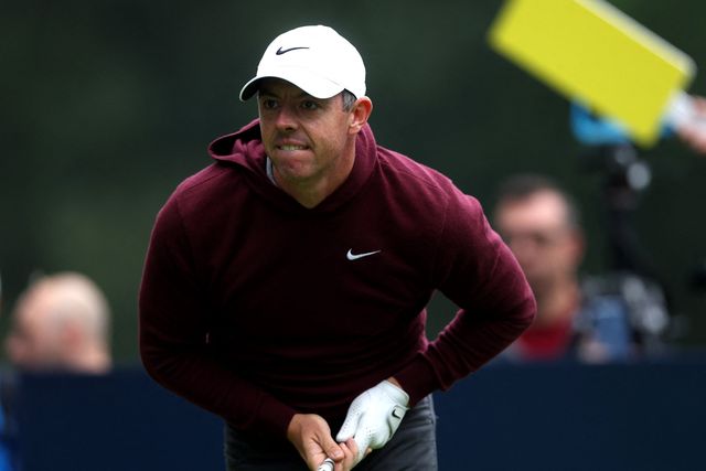 Watch: Rory McIlroy’s loses head on iron as he gets off to flying start at BMW PGA Championship