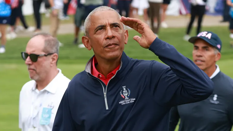 Barack Obama Cheers Team US to Early lead at Solheim cup