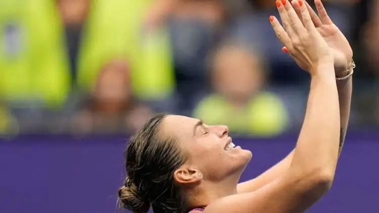 How much money did Aryna Sabalenka collect as she won her first US Open title?