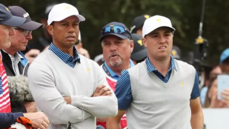 Tiger Woods sent foul-mouthed message to Justin Thomas at the Presidents Cup