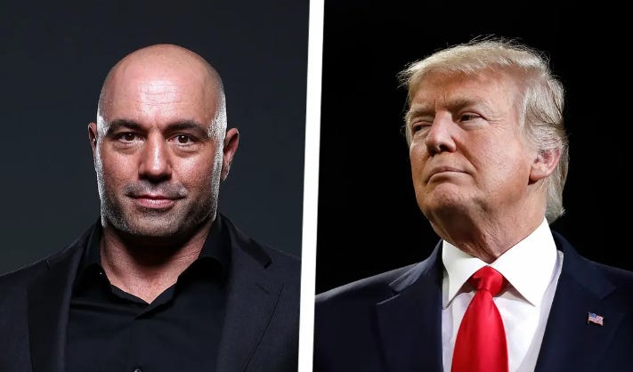 ‘A lot of fun’: will Trump’s rambling Joe Rogan interview rally young men?