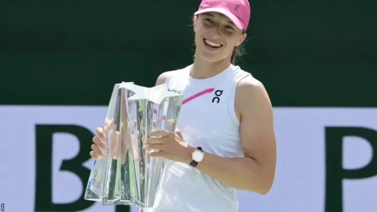 Indian Wells: Iga Swiatek earns dominant win over Maria Sakkari for second title