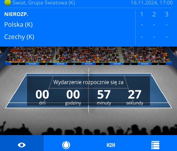 Billie Jean King: Poland – Czech Republic. Live Relationship and Live Score