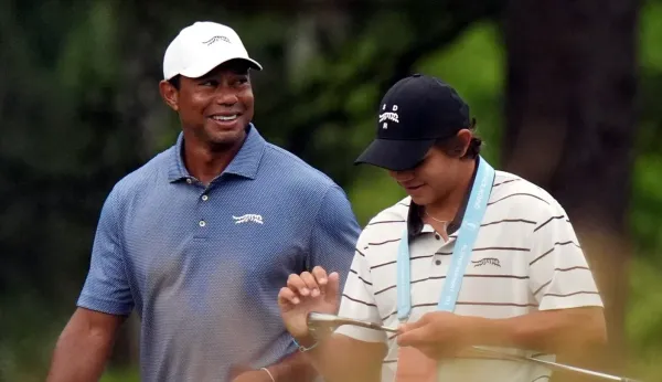 Golf coach makes Charlie Woods claim in front of Tiger Woods: ‘If he could just relax…’