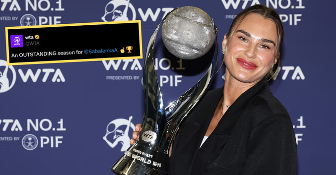 Aryna Sabalenka zapozowała z wyjątkowym trofeum. Takiego jeszcze nie miała