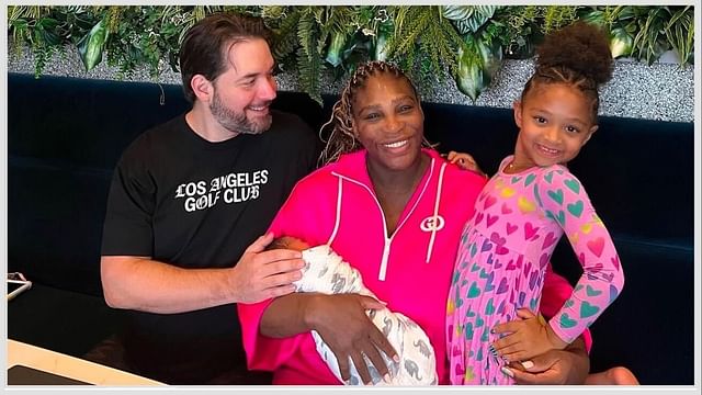 Serena Williams’ husband Alexis Ohanian makes feelings known about baby daughter Adira’s tennis “drills” as she hilariously ignores mother’s commands