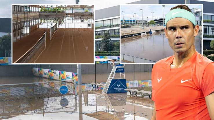 Flash flooding damages Rafa Nadal Academy: ‘The important thing is that we are all well’