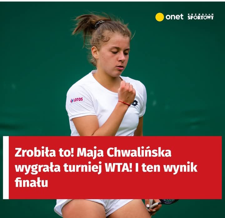 Zrobiła to! Maja Chwalińska wygrała turniej WTA! I ten wynik finału