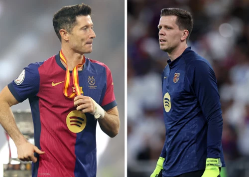 Szczęsny i Lewandowski zaskoczeni, sceny na pokładzie samolotu Barcelony. Laporta nie wytrzymał