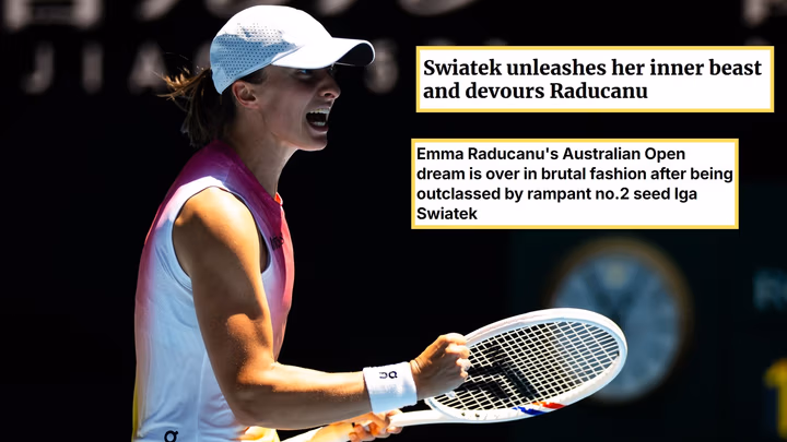 Świat zachwycony tym, co zrobiła Iga Świątek w Australian Open