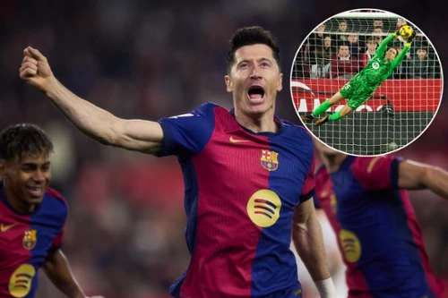 Kluczowy gol Lewandowskiego, ale co wyczyniał Szczęsny. FC Barcelona czekała aż 58 dni