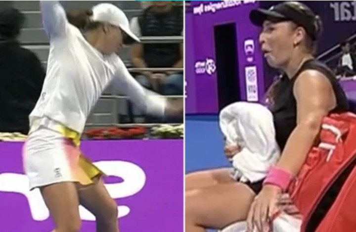 Wściekłość Świątek, puściły jej nerwy na korcie. Ostapenko w szoku, jej mina mówi wszystko