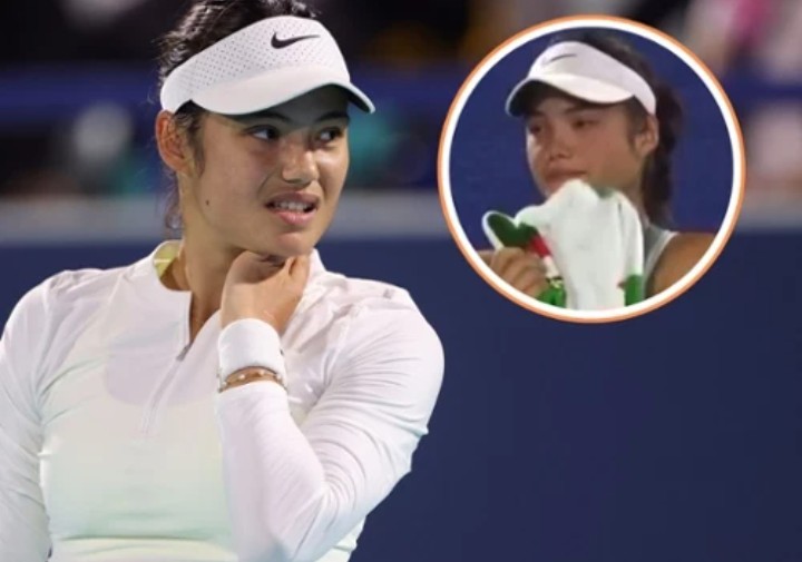 Skandal w Dubaju, Raducanu we łzach. WTA reaguje. Mężczyzna został wyrzucony z turnieju