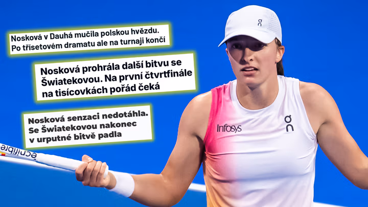 Czesi naprawdę piszą to po meczu Igi Świątek z Lindą Noskovą. Mocne słowa