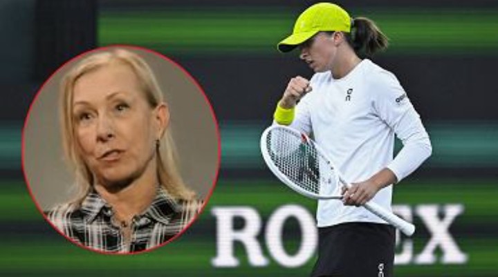Navratilova naprawdę powiedziała to o Świątek. To ją stawia za wzór