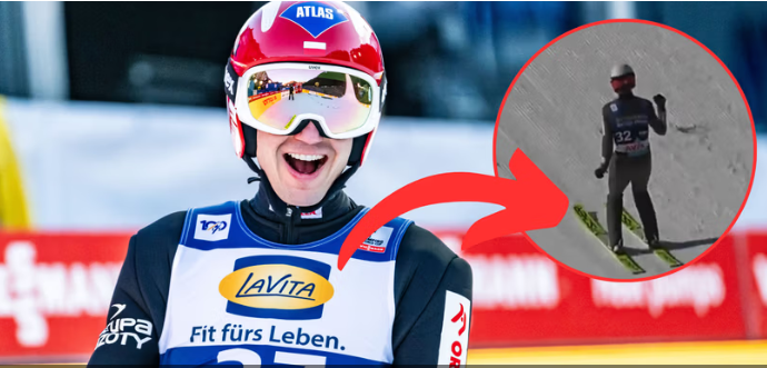 Znakomity lot Kamila Stocha w Vikersund! I ta reakcja! Jest nagranie
