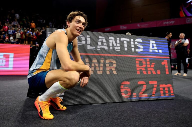 Duplantis breaks world pole vault record for 11th time