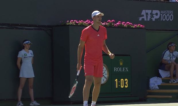0:6 w drugim secie! Hurkacz dostał bolesną lekcję tenisa w Indian Wells