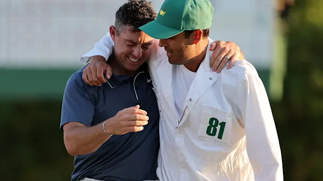Masters champ Rory McIlroy gets emotional talking about caddie Harry Diamond