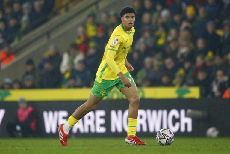 Lucien Mahovo Norwich City progress report card for 2024/25